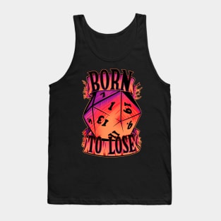 Born to lose D20 shirt purple Tank Top